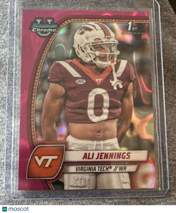 2024 Bowman University Chrome - Pink Lava Refractor Ali Jennings #10