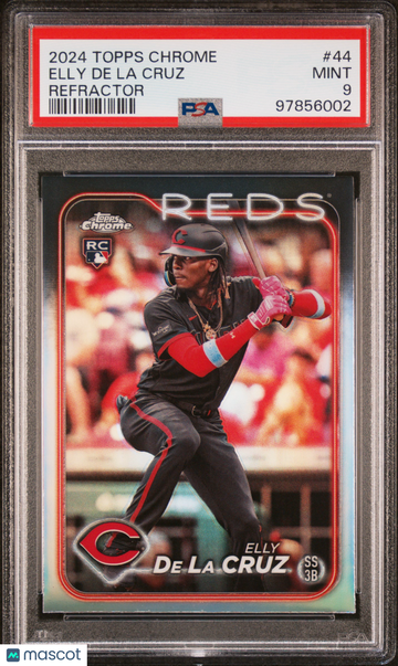 2024 Topps Chrome Elly De La Cruz #44 Refractor PSA 9