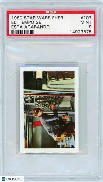 1980 Star Wars Fher El Tiempo Se Esta Acabando #107 PSA 9