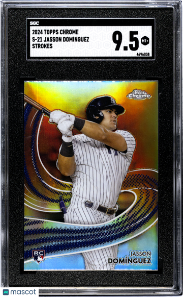 2024 Topps Chrome Jasson Dominguez #S-21 Strokes SGC 9.5