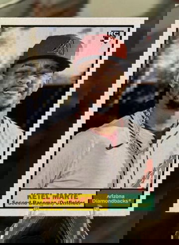 2024 Topps Archives KETEL MARTE DESIGN VARIATION SSP #75 Arizona Diamondbacks