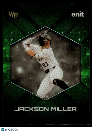 2026 ONIT Athlete Gravity Jackson Miller #80 Green Mojo
