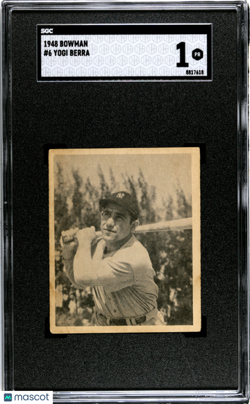 1948 Bowman Yogi Berra #6 SGC 1