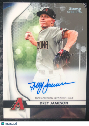 DREY JAMESON 2020 Bowman Sterling On-Card Auto #BSPA-DJ Arizona Diamondbacks