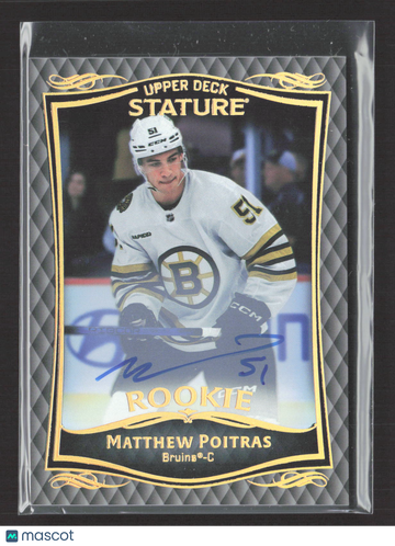 2025 Upper Deck Stature Matthew Poitras #41