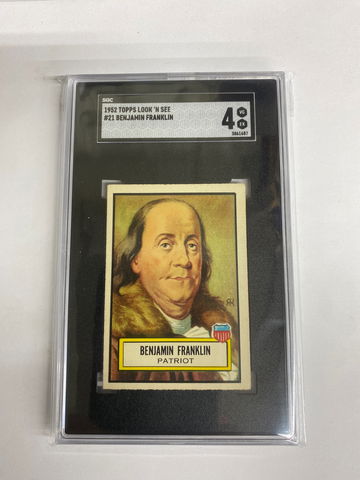 1952 Look n See #21 Benjamin Franklin 