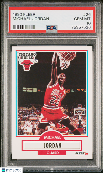 1990 Fleer Michael Jordan #26 PSA 10