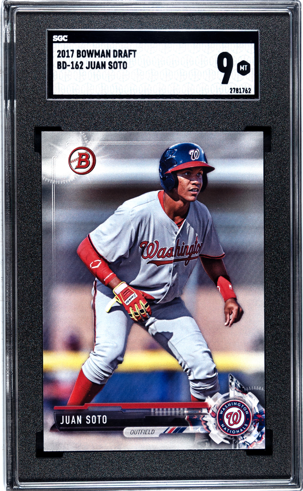 2017 Bowman Draft Juan Soto #BD-162 SGC 9