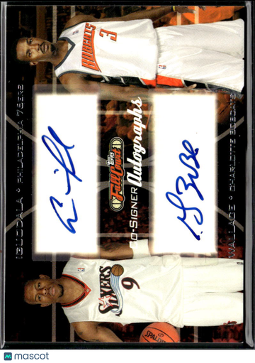 2006 Topps Full Court Co-Signer Autographs Gerald Wallace Andre Iguodala #CS-49