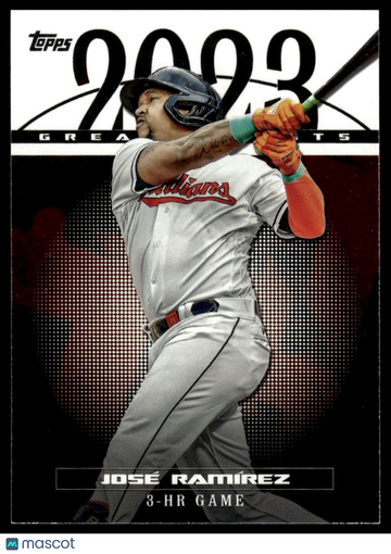 2024 Topps José Ramírez #23GH-4 2023 Greatest Hits