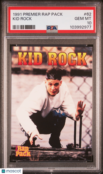 1991 Premier Rap Pack Kid Rock #62 PSA 10