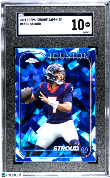 2024 Topps Chrome Sapphire CJ Stroud #83 SGC 10