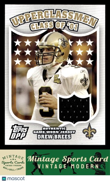 2007 Topps Draft Picks & Prospects Drew Brees #UC-DB SN MEM