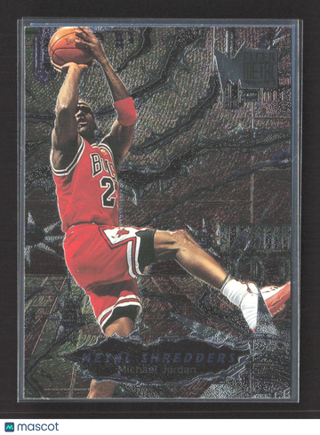 1992 Fleer Metal Shredders Michael Jordan #6 of 24