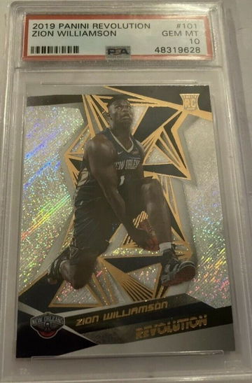 2019 Panini Revolution #101 Zion Williamson RC Rookie PSA 10 Pelicans Future HOF