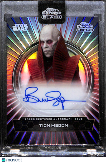 2023 Topps Chrome Black Star Wars Bruce Spence Topps Certified Autograph Issue #BFA-BS