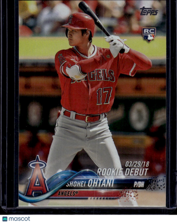 2018 Topps Update Series Shohei Ohtani #US285 RC