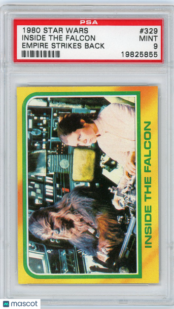 1980 Star Wars Empire Strikes Back Inside The Falcon #329 PSA 9
