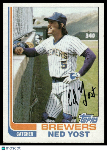 1982 Topps Ned Yost #542