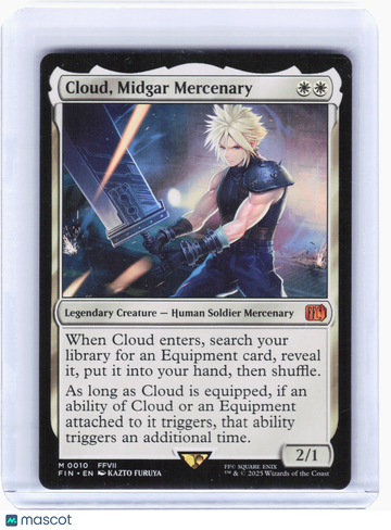 FINAL FANTASY Cloud, Midgar Mercenary Nonfoil Mythic #10