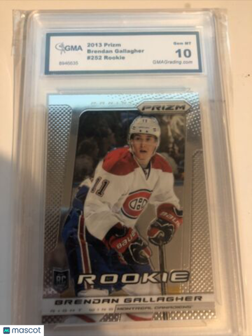 2013-14 Panini Brendan Gallagher #252 Rookie GMA 10