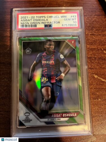 2021-22 Topps Chrome UEFA Women's Champions League - [Base] - Neo Asisat Oshoala #43 PSA 10