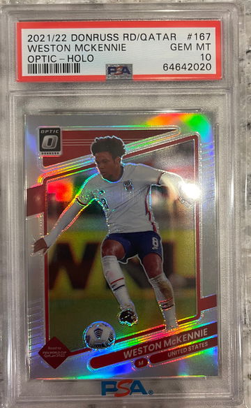 2021/22 Donruss Optic Road to Qatar Weston Mckennie Holo United States Juventus