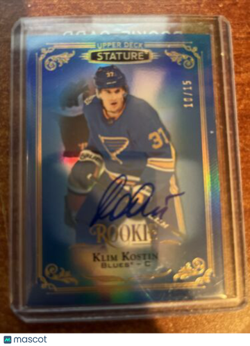 2019-20 Upper Deck Stature Klim Kostin #107 Rookie