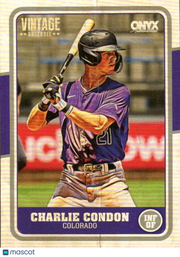 2025 Onyx Vintage Charlie Condon #OVCHCO