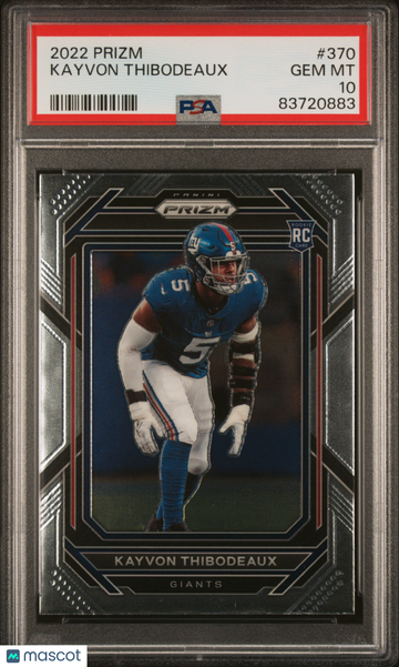 2022 Panini Prizm Kayvon Thibodeaux #370 PSA 10