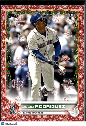 2022 Topps Holiday Julio Rodriguez #HW44 RC