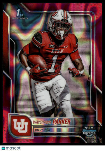 2025 Bowman University Chrome WayShawn Parker #99 Pink Lava Refractor
