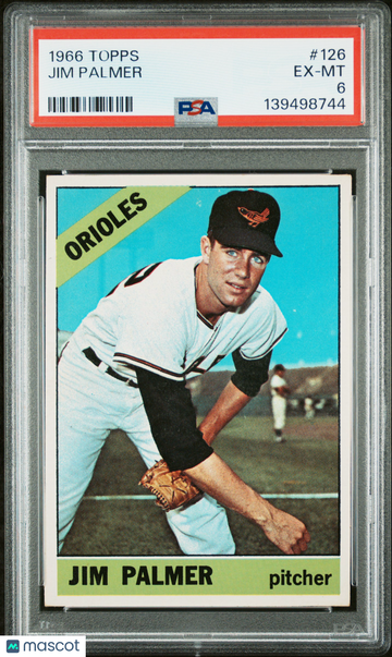1966 Topps Jim Palmer #126 PSA 6