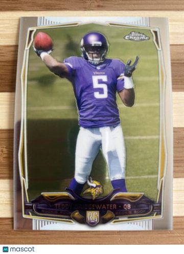 🔥2014 Topps Chrome Teddy Bridgewater RC #173