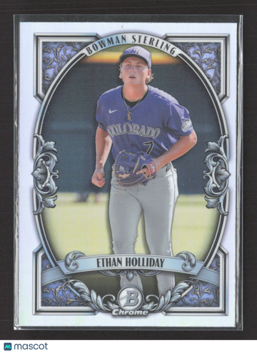 2026 Topps Bowman Sterling Chrome Ethan Holliday #BST-11 12/33