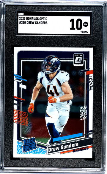 2023 Donruss Optic Drew Sanders #230 RC SGC 10