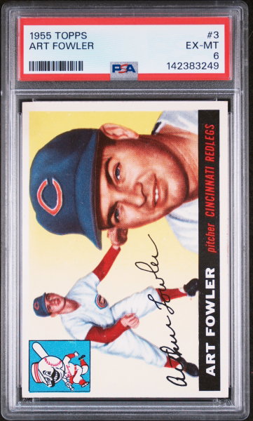 1955 Topps Art Fowler #3 PSA 6