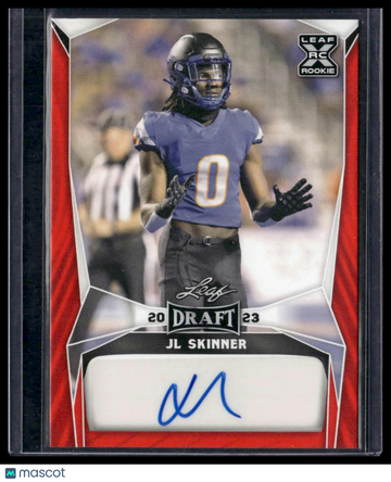 2023 Leaf Draft JL Skinner #BA-JLS Autographs Red AU