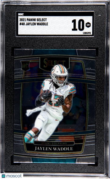 2021 Panini Select Jaylen Waddle #48 SGC 10