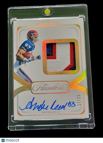 2025 Panini Flawless Andre Reed #DPA-ARD /25 Patch Memorabilia