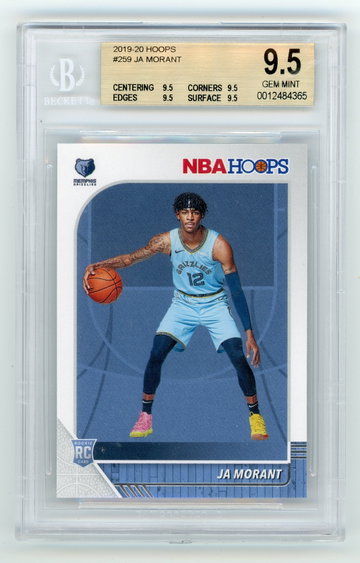 2019-20 Ja Morant Hoops 259 BGS 9.5 True Gem