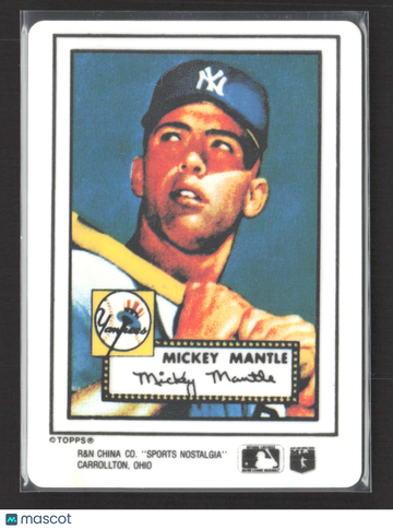 1988 R&N China Sports Nostalgia Mickey Mantle #311
