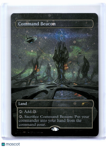 Secret Lair Drop Command Beacon (Borderless) Galaxy Foil Rare #470