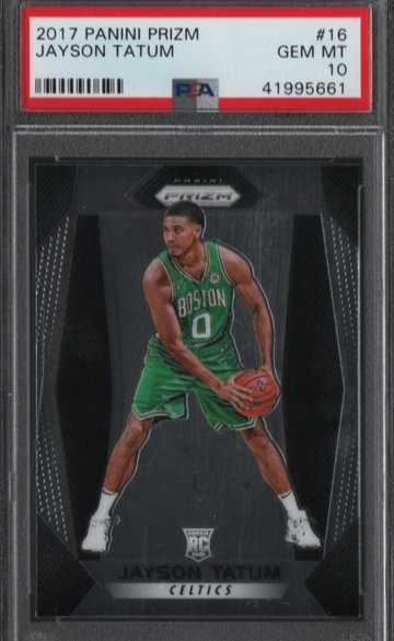 Jayson Tatum 2017 Panini Prizm RC Rookie PSA 10 Gem Mint 