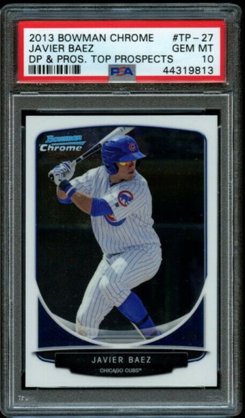 2013 Bowman Chrome Javier Baez PSA 10 Gem Mint