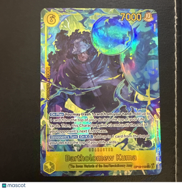 Legacy of the Master Bartholomew Kuma Foil Secret Rare Alternate Art #OP12-119