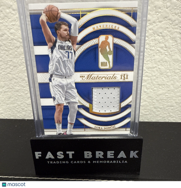 2023 Panini National Treasures Luka Dončić Materials