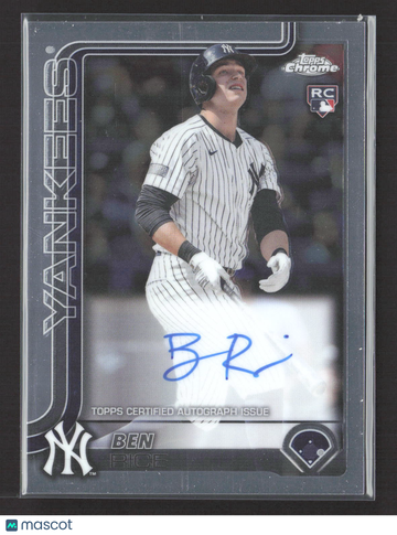 2025 Topps Chrome Ben Rice #RA-BR RC