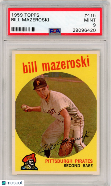 1959 Topps Bill Mazeroski #415 PSA 9