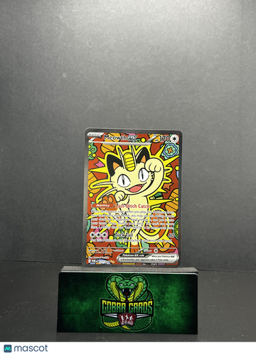 2026 Mega Evolution – Perfect Order Meowth EX Holo Secret Rare SAR #121/88